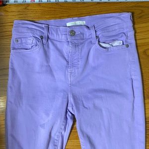 Seven for all mankind purple jeans